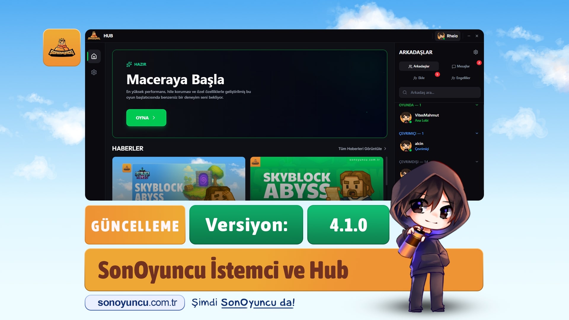 İstemci ve HUB Güncellemesi