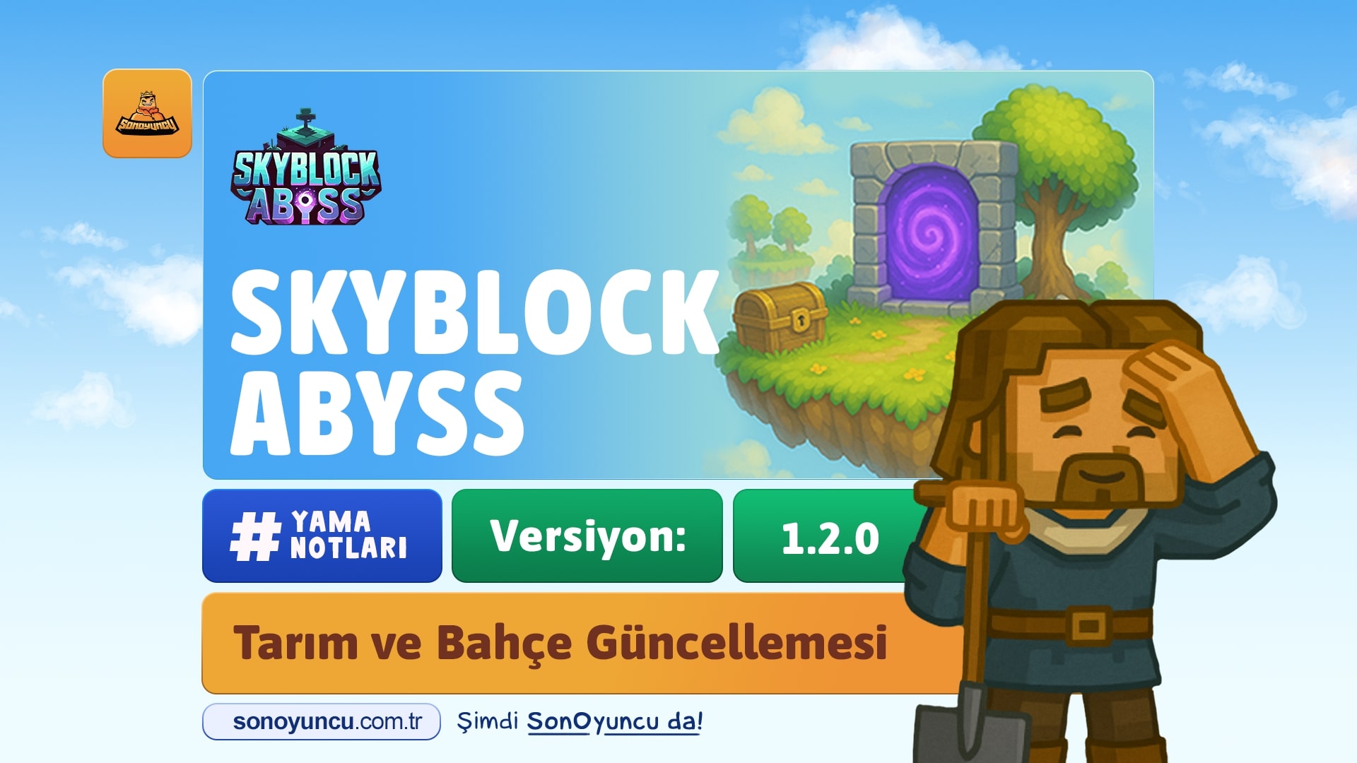 Skyblock Abyss v1.2.0 Tarım ve Bahçe Güncellemesi